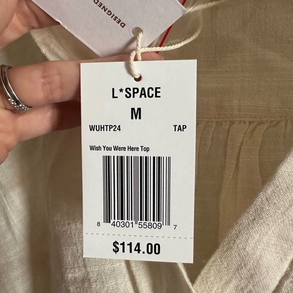 L*SPACE Wish You Were Here Top Size M NWT - Picture 9 of 9